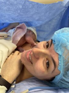 Laura c-section pelvic health new baby birth
