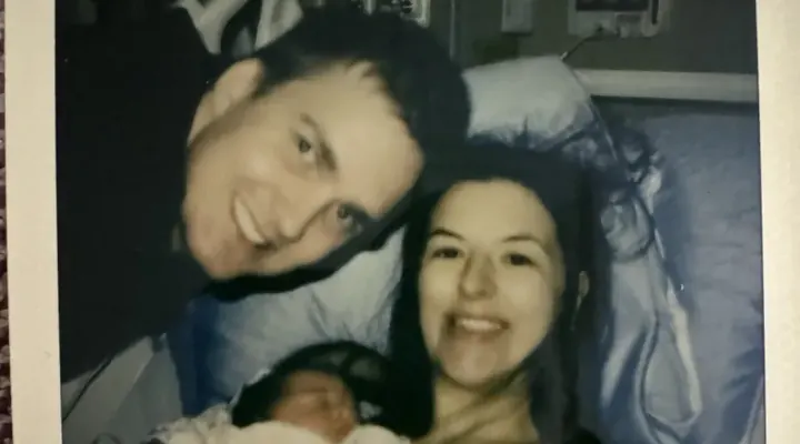 Laura c-section family pregnancy postpartum