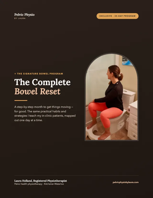 Cover of The Complete Bowel Reset, a 30-day program